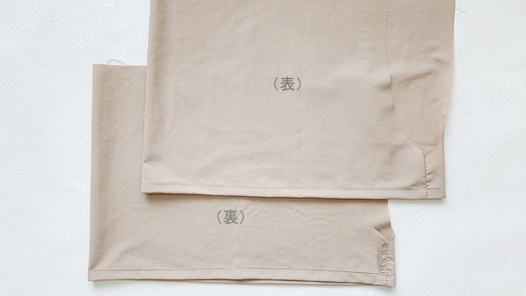キュロットスカートの作り方｜１枚表にかえす｜ハンドメイド 初心者のための洋裁メディア縫いナビ｜丸石織物