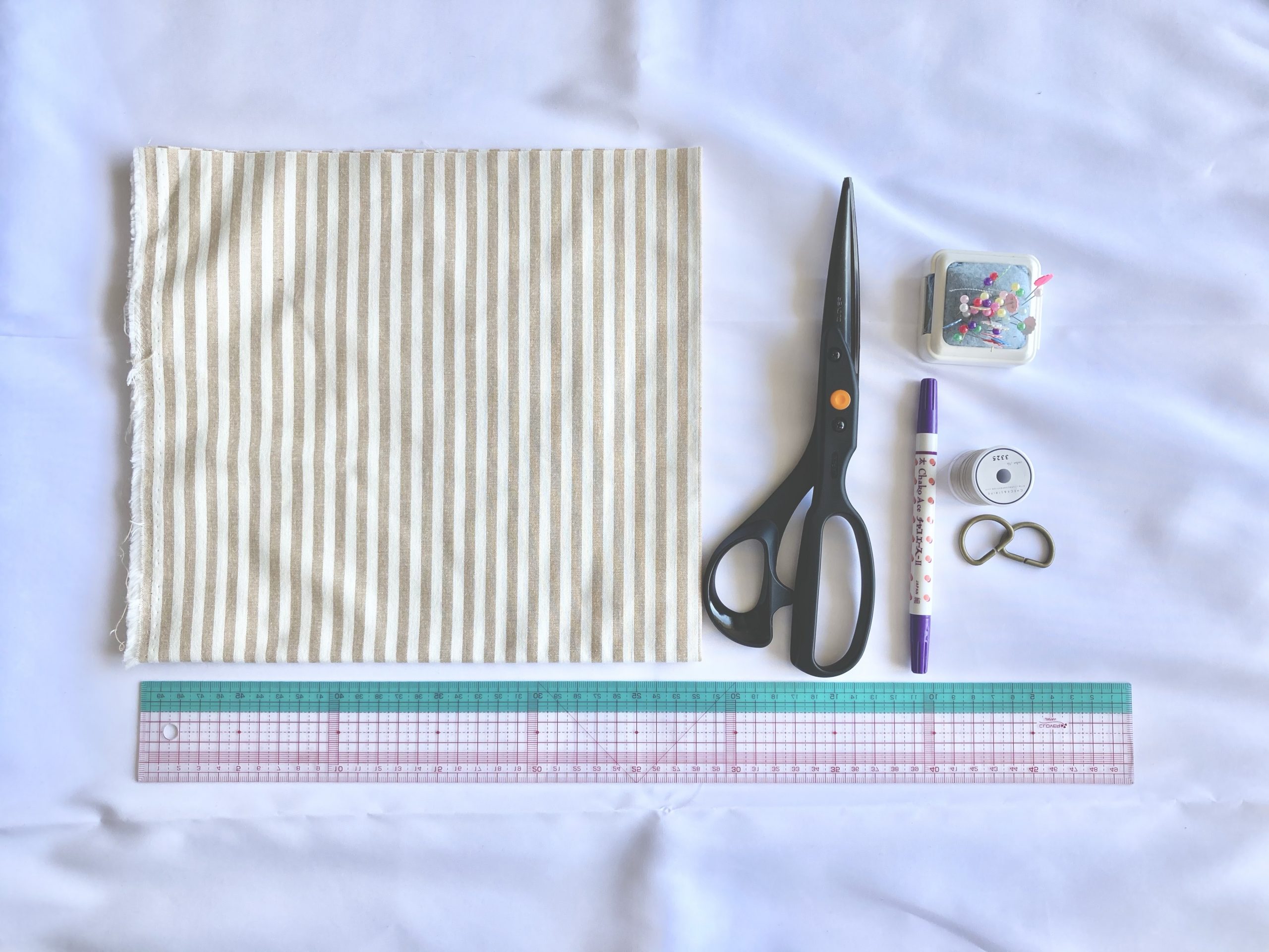 簡単かわいいあづま袋の作り方-準備するもの｜ハンドメイド初心者向け洋裁メディア縫いナビ｜丸石織物
