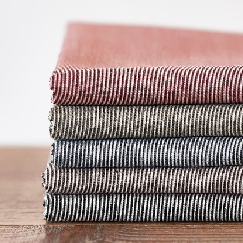 綿ポリ 混紡 ポプリン ヘアライン|ハンドメイド初心者のための洋裁メディア縫いナビ|丸石織物|生地のマルイシ
