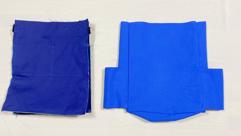 リュックインバッグの作り方＋本体裏パーツの作り方5｜縫いナビ｜ハンドメイド初心者のための洋裁メディア縫いナビ｜マルイシ織物