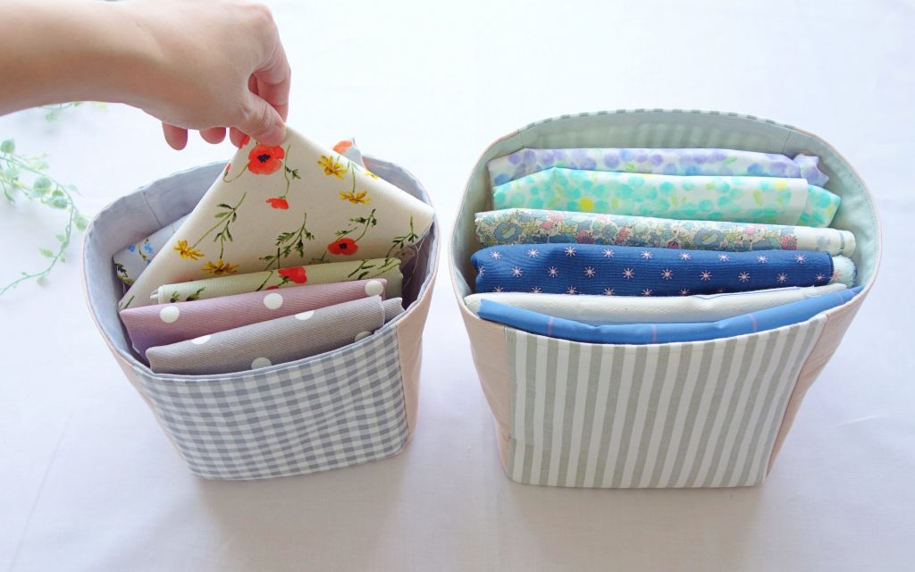 ハギレ活用！】簡単に作れる布小物ボックスの作り方 - 縫いナビ