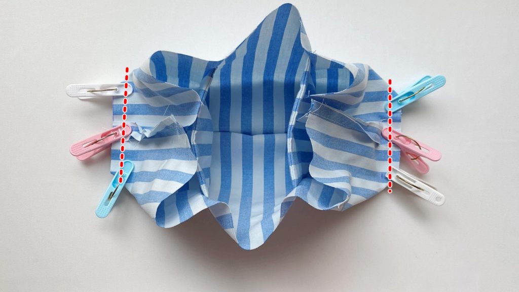 仕切り付き小物ケースの作り方-裏生地8｜ハンドメイド初心者のための洋裁メディア縫いナビ｜マルイシ織物
