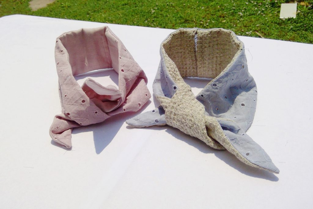 首回りの日焼けや熱中症対策に！簡単！ネッククーラの作り方/大人用ポケット3/ハンドメイド初心者のための洋裁メディア縫いナビ/丸石織物