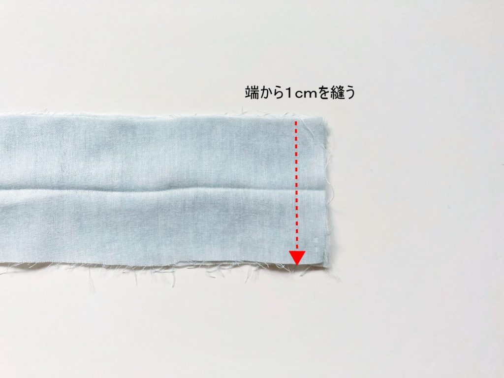 簡単かわいい!裏地付きフリルトートバッグの作り方|フリル生地の端から1cmを縫う|ハンドメイド初心者のための洋裁メディア縫いナビ|丸石織物
