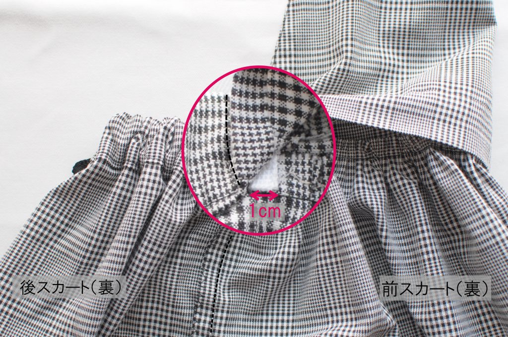 エプロンワンピースの作り方‐ゴム本縫い｜ハンドメイド初心者のための洋裁メディア縫いナビ｜丸石織物
