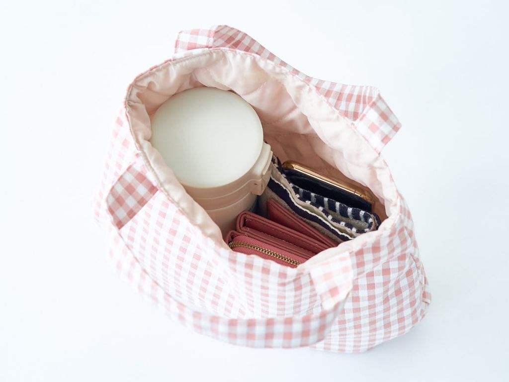 【オリジナル型紙】10-049 バルーンミニバッグの作り方|ハンドメイド初心者のための洋裁メディア縫いナビ|丸石織物
