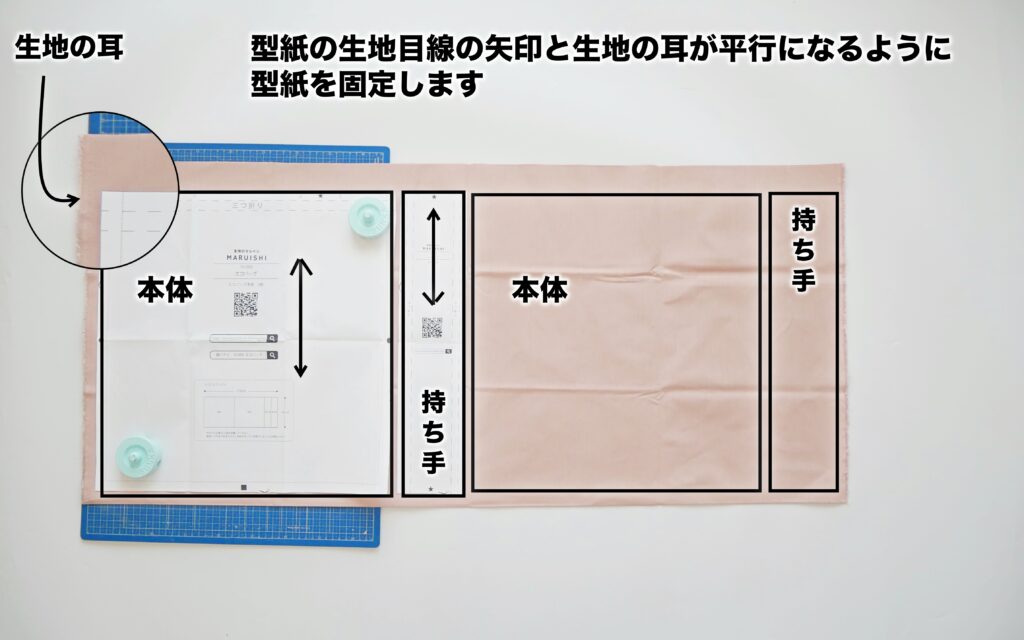 エコバッグの作り方 | 裁断 | 縫いナビ | 生地のマルイシ