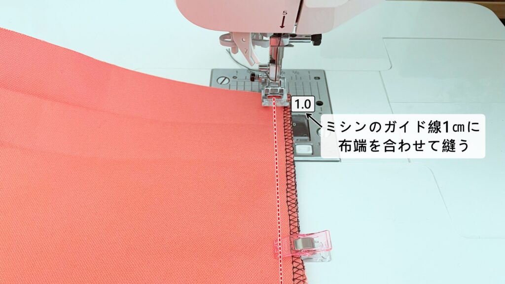 【オリジナル型紙】10-022サイドポケットトートバッグの作り方｜ハンドメイド 初心者のための洋裁メディア縫いナビ｜丸石織物｜縫い代1㎝で縫う