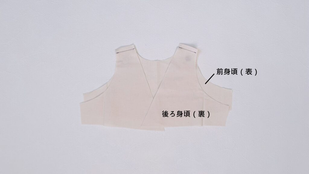 身頃の肩を縫う｜森のワンピース｜ハンドメイド 初心者のための洋裁メディア縫いナビ｜丸石織物｜作り方