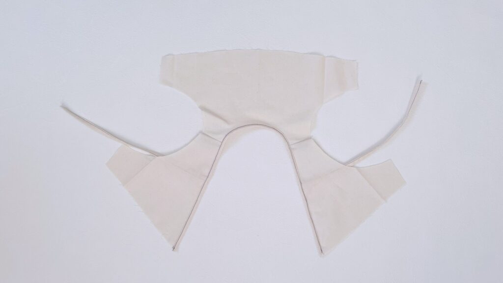 衿ぐりバイアス完成｜森のワンピース｜ハンドメイド 初心者のための洋裁メディア縫いナビ｜丸石織物｜作り方