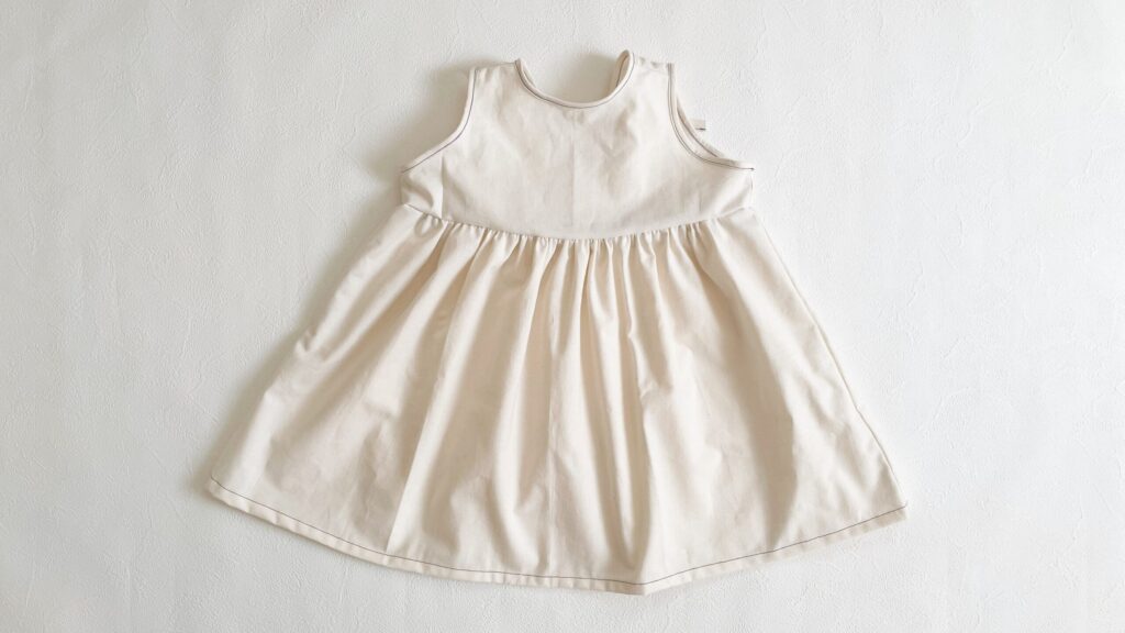 作品例｜森のワンピース｜ハンドメイド 初心者のための洋裁メディア縫いナビ｜丸石織物｜作り方