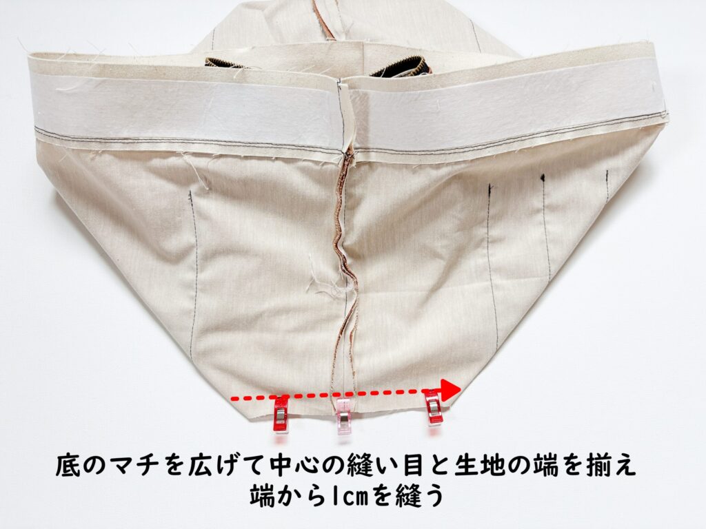 【オリジナル型紙】10-026セパレートトートバッグの作り方|仕切りポケットのマチを縫う|ハンドメイド初心者のための洋裁メディア縫いナビ|丸石織物